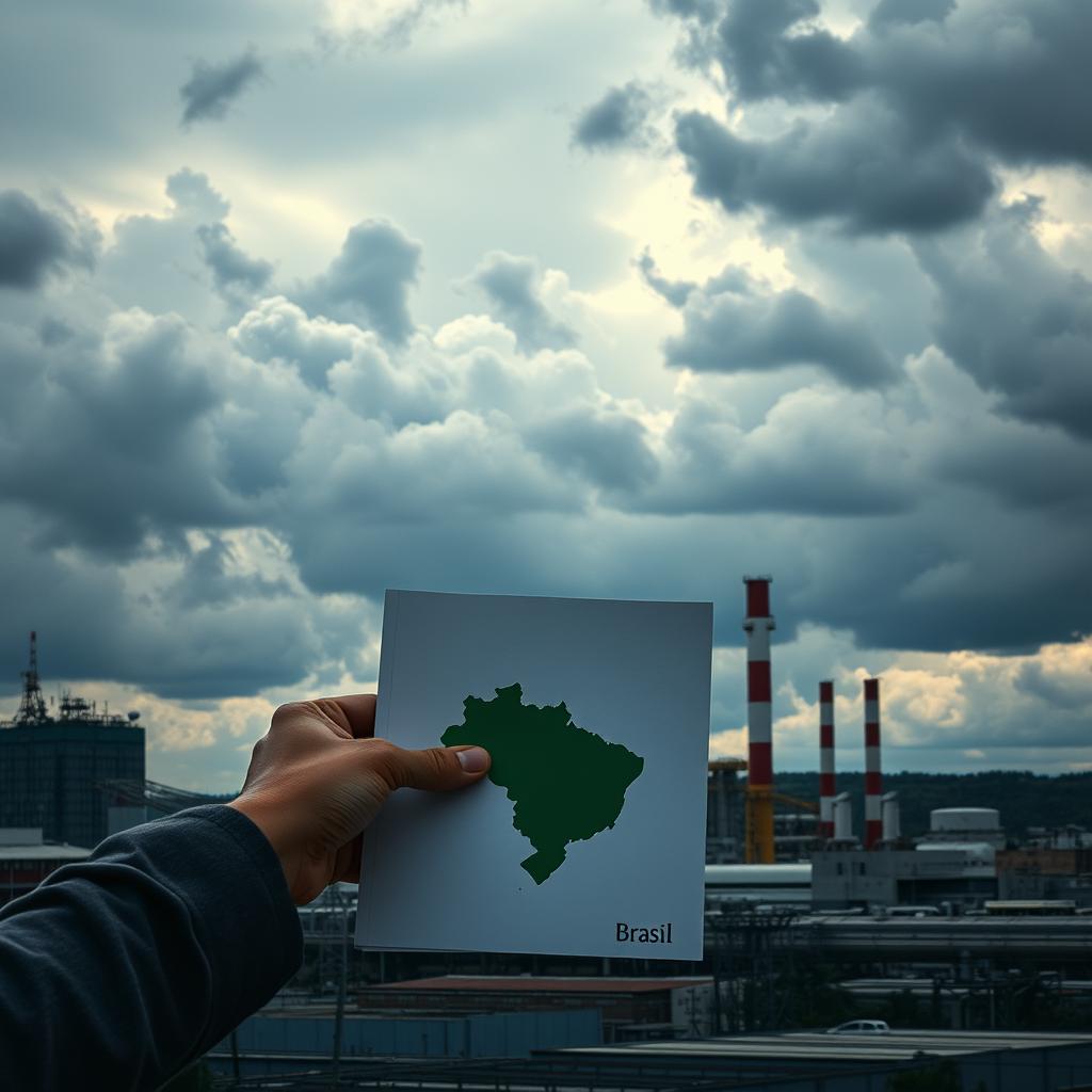 Imagem conceitual de engrenagens e crescimento, representando indústria